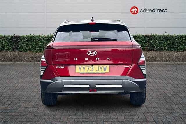 Hyundai KONA 1.6 h-GDi Ultimate SUV 5dr Petrol Hybrid DCT Euro 6 (s/s) (141 ps) Red