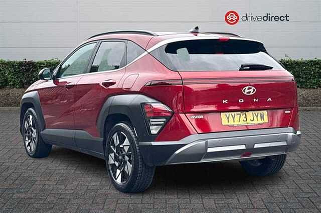 Hyundai KONA 1.6 h-GDi Ultimate SUV 5dr Petrol Hybrid DCT Euro 6 (s/s) (141 ps) Red