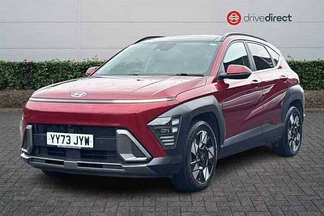 Hyundai KONA 1.6 h-GDi Ultimate SUV 5dr Petrol Hybrid DCT Euro 6 (s/s) (141 ps) Red