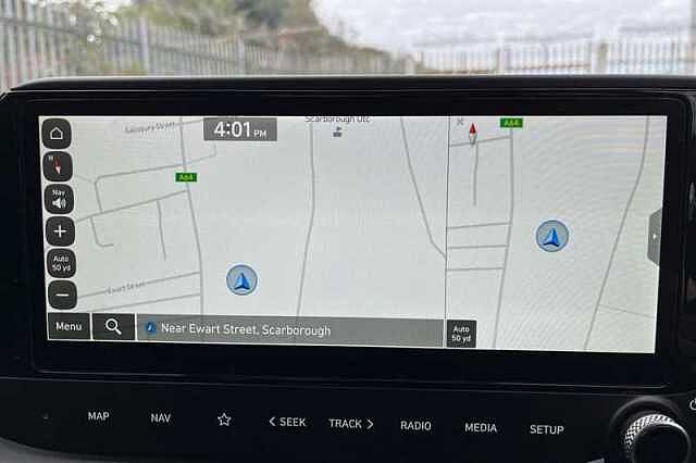 Hyundai I20 1.0 T-GDi Tech Line Hatchback 5dr Petrol DCT Euro 6 (s/s) (90 ps) Black