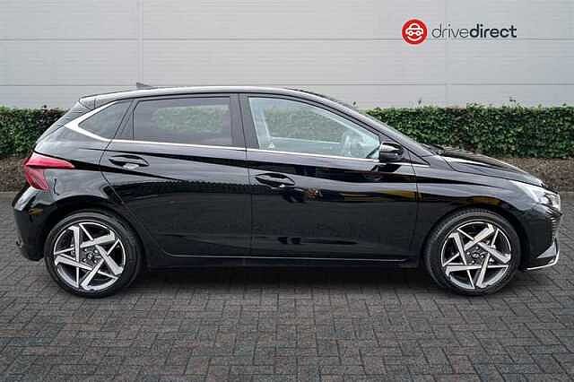 Hyundai I20 1.0 T-GDi Tech Line Hatchback 5dr Petrol DCT Euro 6 (s/s) (90 ps) Black