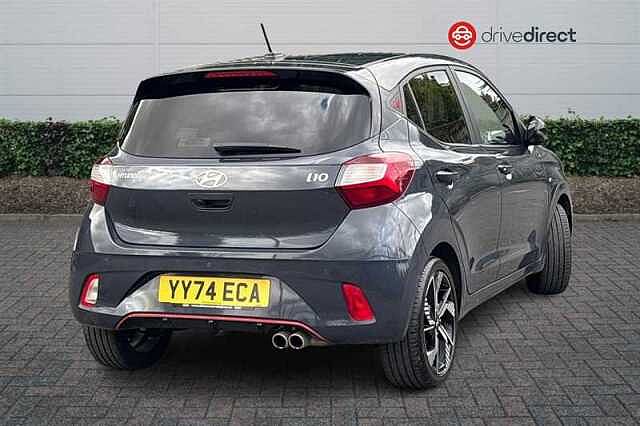 Hyundai I10 1.0 T-GDi N Line Hatchback 5dr Petrol Manual Euro 6 (s/s) (90 ps) Grey