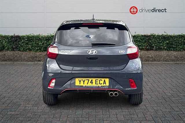 Hyundai I10 1.0 T-GDi N Line Hatchback 5dr Petrol Manual Euro 6 (s/s) (90 ps) Grey