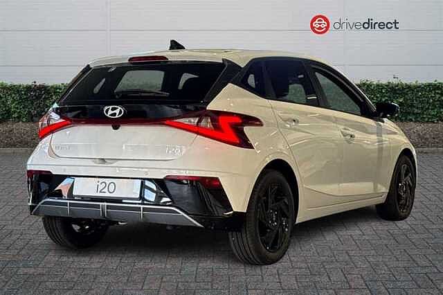 Hyundai I20 1.0 T-GDi Black Line Hatchback 5dr Petrol Manual Euro 6 (s/s) (90 ps) White