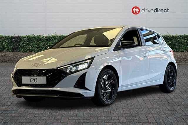 Hyundai I20 1.0 T-GDi Black Line Hatchback 5dr Petrol Manual Euro 6 (s/s) (90 ps) White