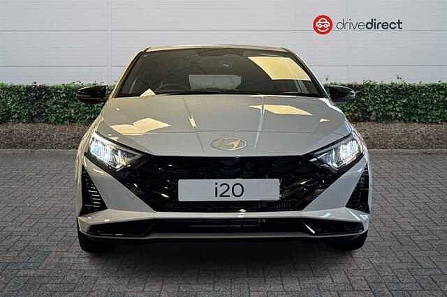 Hyundai I20 1.0 T-GDi Black Line Hatchback 5dr Petrol Manual Euro 6 (s/s) (90 ps) White