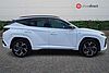 Hyundai TUCSON 1.6 T-GDi N Line SUV 5dr Petrol Hybrid Auto Euro 6 (s/s) (215 ps) White