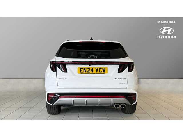 Hyundai TUCSON 1.6 TGDi Plug-in Hybrid N Line 5dr 4WD Auto White