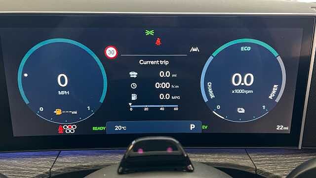 Hyundai SANTA FE 1.6 TGDi 239 Hybrid Ultimate 5dr Auto Pebble Blue