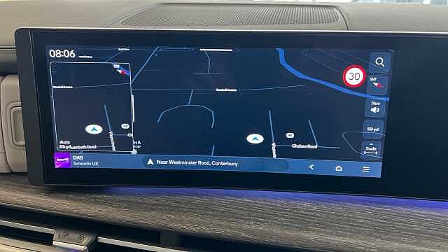 Hyundai SANTA FE 1.6 TGDi 239 Hybrid Ultimate 5dr Auto Pebble Blue