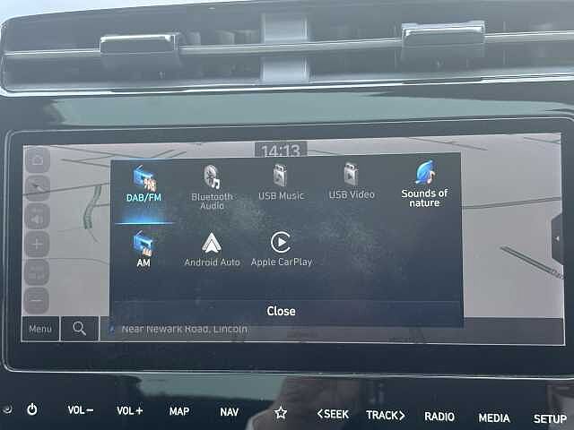 Hyundai TUCSON N Line S Hybrid 1.6 T-GDi HEV (230ps) Engine Red