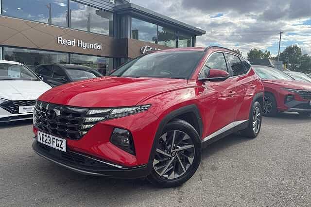 Hyundai TUCSON Premium 1.6 T-GDi MHEV (150ps) Engine Red