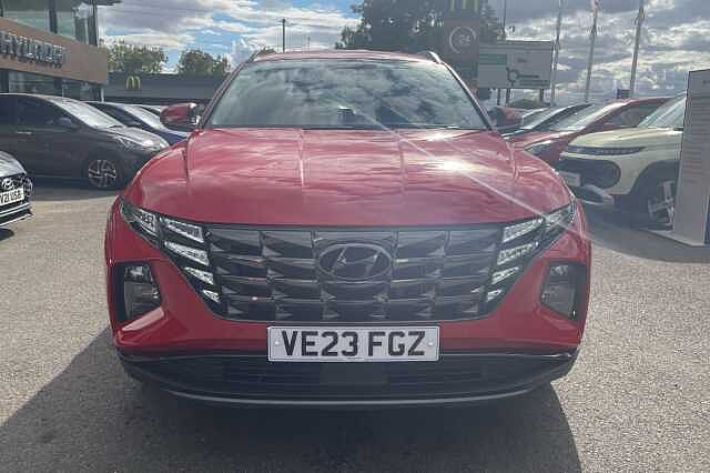 Hyundai TUCSON Premium 1.6 T-GDi MHEV (150ps) Engine Red