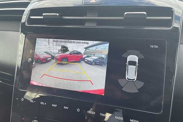 Hyundai TUCSON Premium 1.6 T-GDi MHEV (150ps) Engine Red
