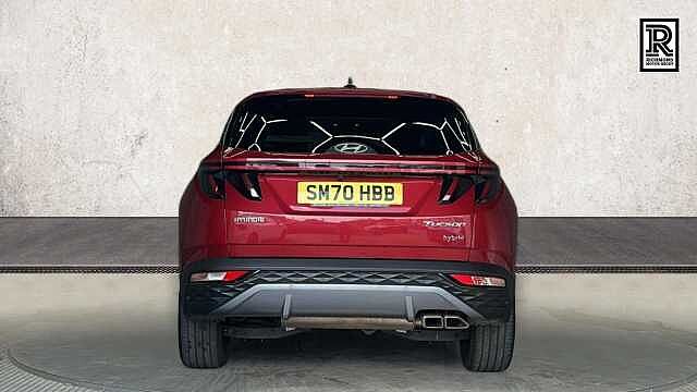 Hyundai TUCSON 1.6 h T-GDi Premium SUV 5dr Petrol Hybrid Auto Euro 6 (s/s) (230 ps) Red