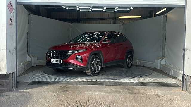 Hyundai TUCSON 1.6 h T-GDi Premium SUV 5dr Petrol Hybrid Auto Euro 6 (s/s) (230 ps) Red