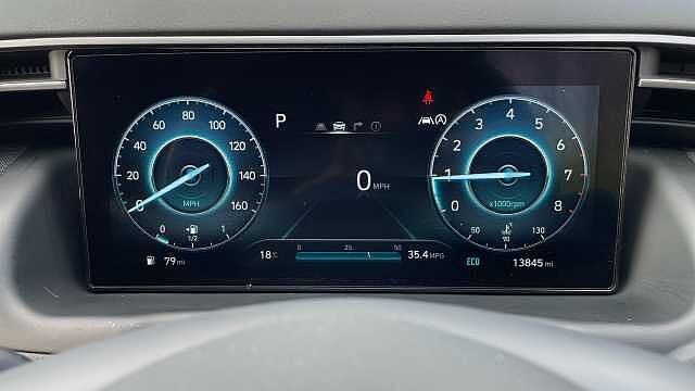 Hyundai TUCSON 1.6 T-GDi MHEV SE Connect SUV 5dr Petrol Hybrid DCT Euro 6 (s/s) (150 ps) Red