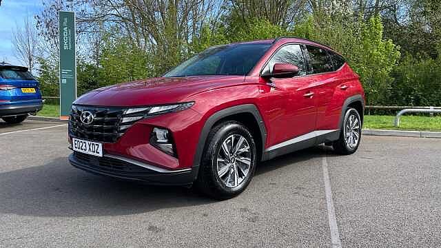 Hyundai TUCSON 1.6 T-GDi MHEV SE Connect SUV 5dr Petrol Hybrid DCT Euro 6 (s/s) (150 ps) Red