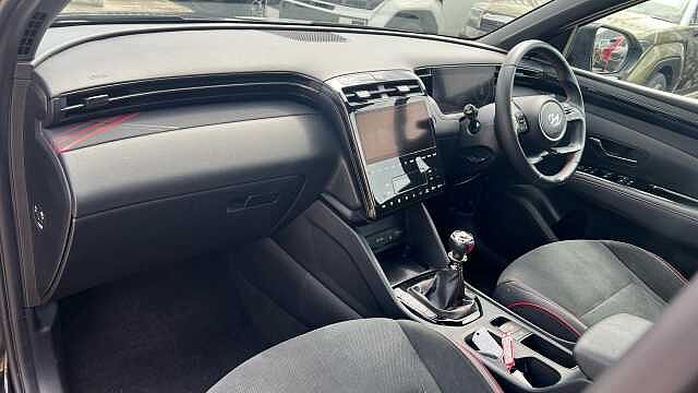 Hyundai TUCSON 1.6 T-GDi N Line SUV 5dr Petrol Manual Euro 6 (s/s) (150 ps) Phantom Black
