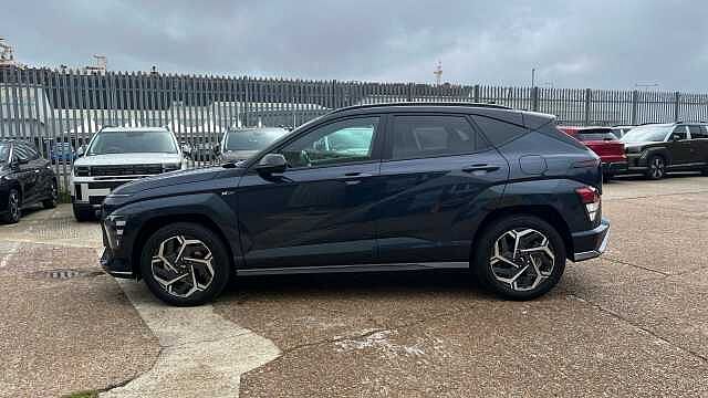 Hyundai KONA 1.6 h-GDi N Line SUV 5dr Petrol Hybrid DCT Euro 6 (s/s) (129 ps) Denim Blue (2TR)