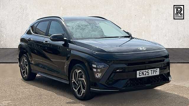 Hyundai KONA 1.6 T-GDi N Line SUV 5dr Petrol Manual Euro 6 (s/s) (138 ps) Black