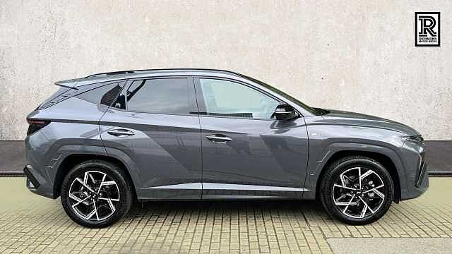 Hyundai TUCSON 1.6T N Line S SUV 5dr Petrol Hybrid Auto Euro 6 (s/s) (239 ps) Grey