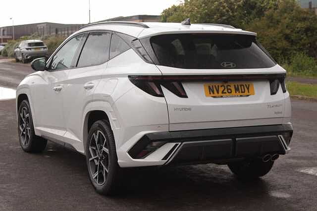 Hyundai TUCSON 1.6T 239 Hybrid N Line 5dr Auto White