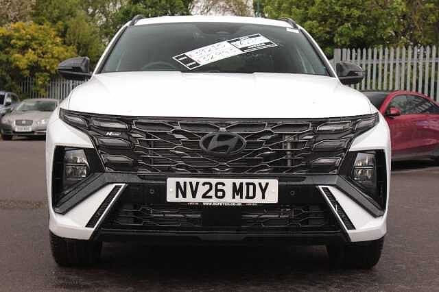 Hyundai TUCSON 1.6T 239 Hybrid N Line 5dr Auto White