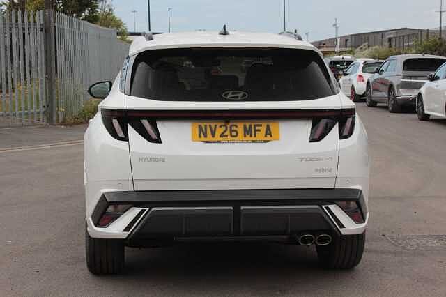 Hyundai TUCSON 1.6T 239 Hybrid N Line 5dr Auto White