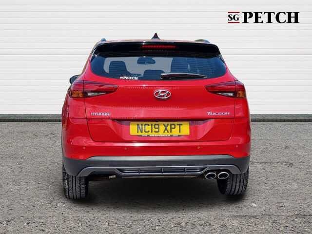 Hyundai TUCSON 1.6 TGDi 177 N Line 5dr 2WD DCT Red