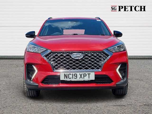 Hyundai TUCSON 1.6 TGDi 177 N Line 5dr 2WD DCT Red