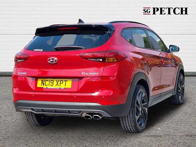 Hyundai TUCSON 1.6 TGDi 177 N Line 5dr 2WD DCT Red