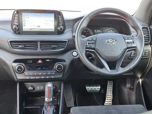 Hyundai TUCSON 1.6 TGDi 177 N Line 5dr 2WD DCT Red