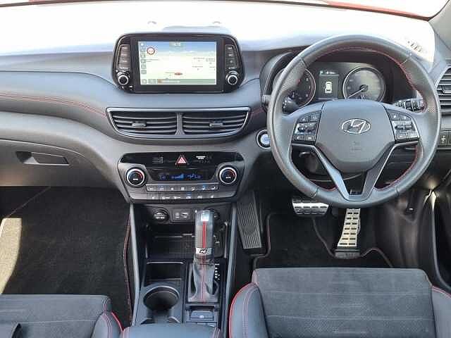 Hyundai TUCSON 1.6 TGDi 177 N Line 5dr 2WD DCT Red