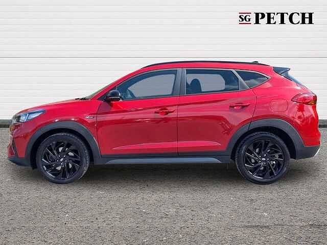 Hyundai TUCSON 1.6 TGDi 177 N Line 5dr 2WD DCT Red