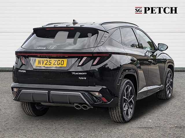 Hyundai TUCSON 1.6T Hybrid N Line 5dr Auto Black