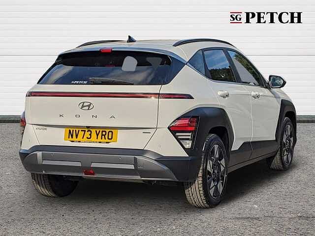 Hyundai KONA 1.6 GDi Hybrid Ultimate 5dr DCT White