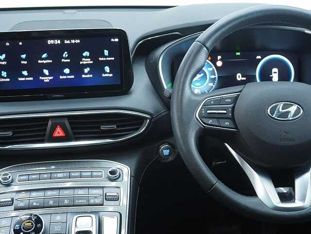 Hyundai SANTA FE 1.6 T-GDi 13.8kWh Ultimate SUV 5dr Petrol Plug-in Hybrid Auto 4WD Euro 6 (s/s) ( White
