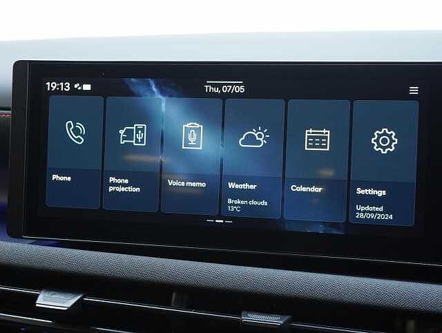 Hyundai TUCSON 1.6 T-GDi N Line SUV 5dr Petrol Hybrid Auto Euro 6 (s/s) (215 ps) Engine Red
