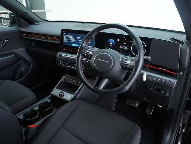 Hyundai KONA 1.6 h-GDi N Line SUV 5dr Petrol Hybrid DCT Euro 6 (s/s) (129 ps) Abyss Black