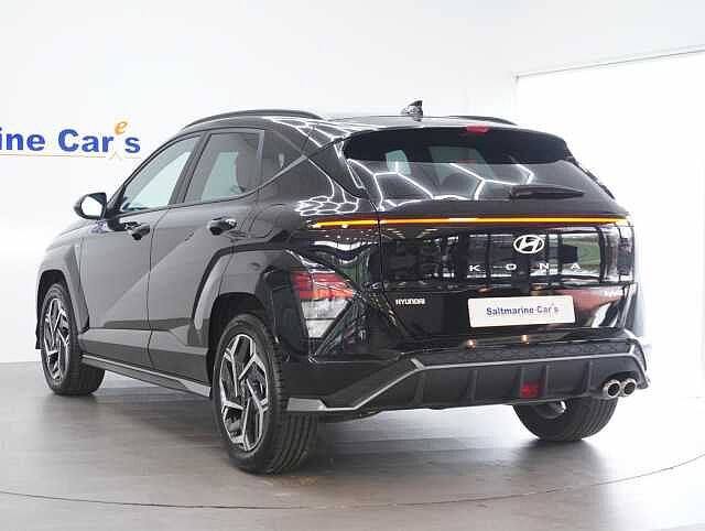 Hyundai KONA 1.6 h-GDi N Line SUV 5dr Petrol Hybrid DCT Euro 6 (s/s) (129 ps) Abyss Black