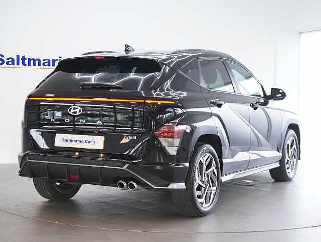 Hyundai KONA 1.6 h-GDi N Line SUV 5dr Petrol Hybrid DCT Euro 6 (s/s) (129 ps) Abyss Black