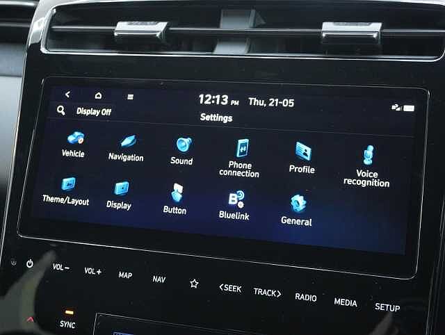Hyundai TUCSON 1.6 h T-GDi N Line SUV 5dr Petrol Hybrid Auto Euro 6 (s/s) (230 ps) Engine Red
