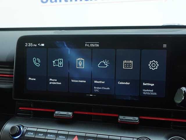 Hyundai KONA 1.6 h-GDi N Line SUV 5dr Petrol Hybrid DCT Euro 6 (s/s) (129 ps)
