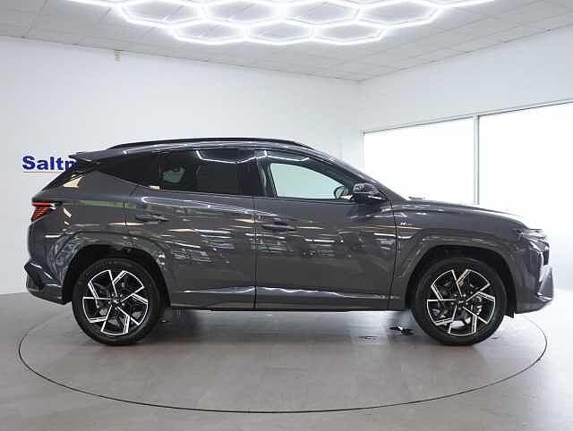 Hyundai TUCSON 1.6T N Line SUV 5dr Petrol Hybrid Auto Euro 6 (s/s) (239 ps) Ecotronic Grey