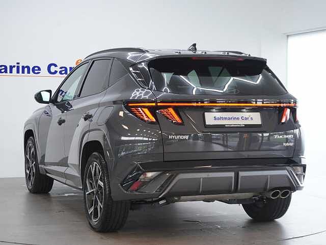 Hyundai TUCSON 1.6T N Line SUV 5dr Petrol Hybrid Auto Euro 6 (s/s) (239 ps) Ecotronic Grey