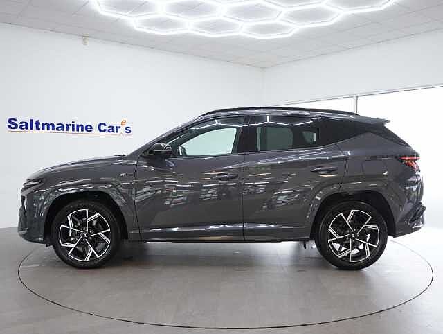 Hyundai TUCSON 1.6T N Line SUV 5dr Petrol Hybrid Auto Euro 6 (s/s) (239 ps) Ecotronic Grey