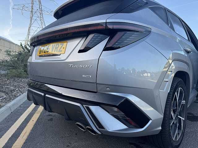 Hyundai TUCSON 1.6T 48V MHD N Line S 5dr 4WD DCT Silver