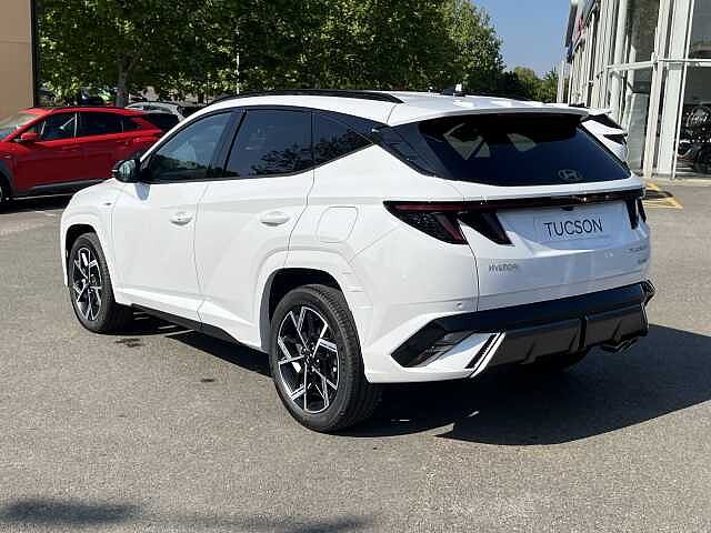 Hyundai TUCSON 1.6T 239 Hybrid N Line 5dr Auto White