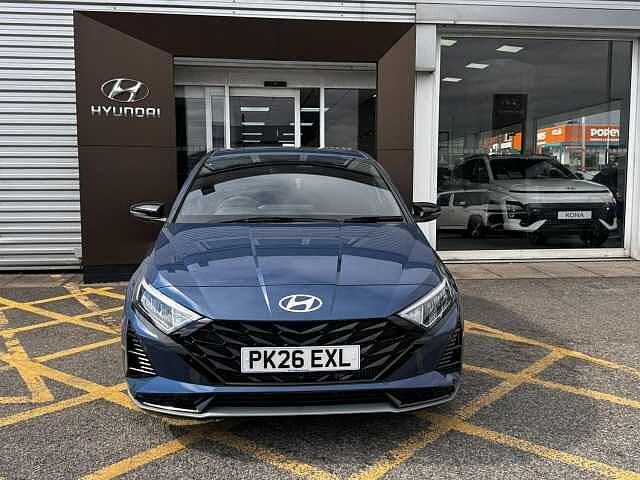 Hyundai I20 1.0 T-GDi Black Line Hatchback 5dr Petrol Manual Euro 6 (s/s) (90 ps) Blue